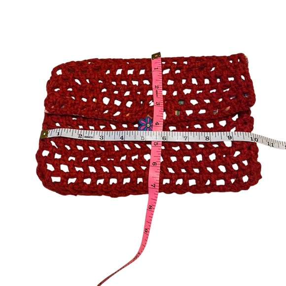 Handmade Crochet Clutch - Picture 2 of 3